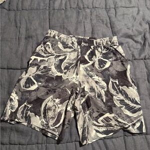 lululemon athletica Black and Gray Athletic Shorts